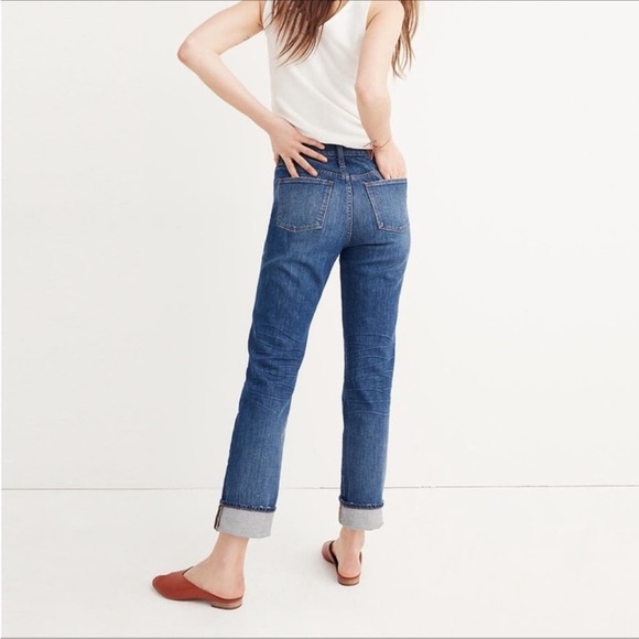 Madewell The High Rise Slim Boyjean not your mom high waisted jean size 23 EUC - Picture 3 of 15